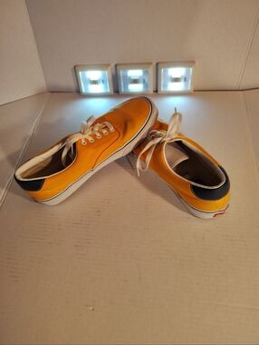 Yellow Vans Size 10 Canvas Sneakers